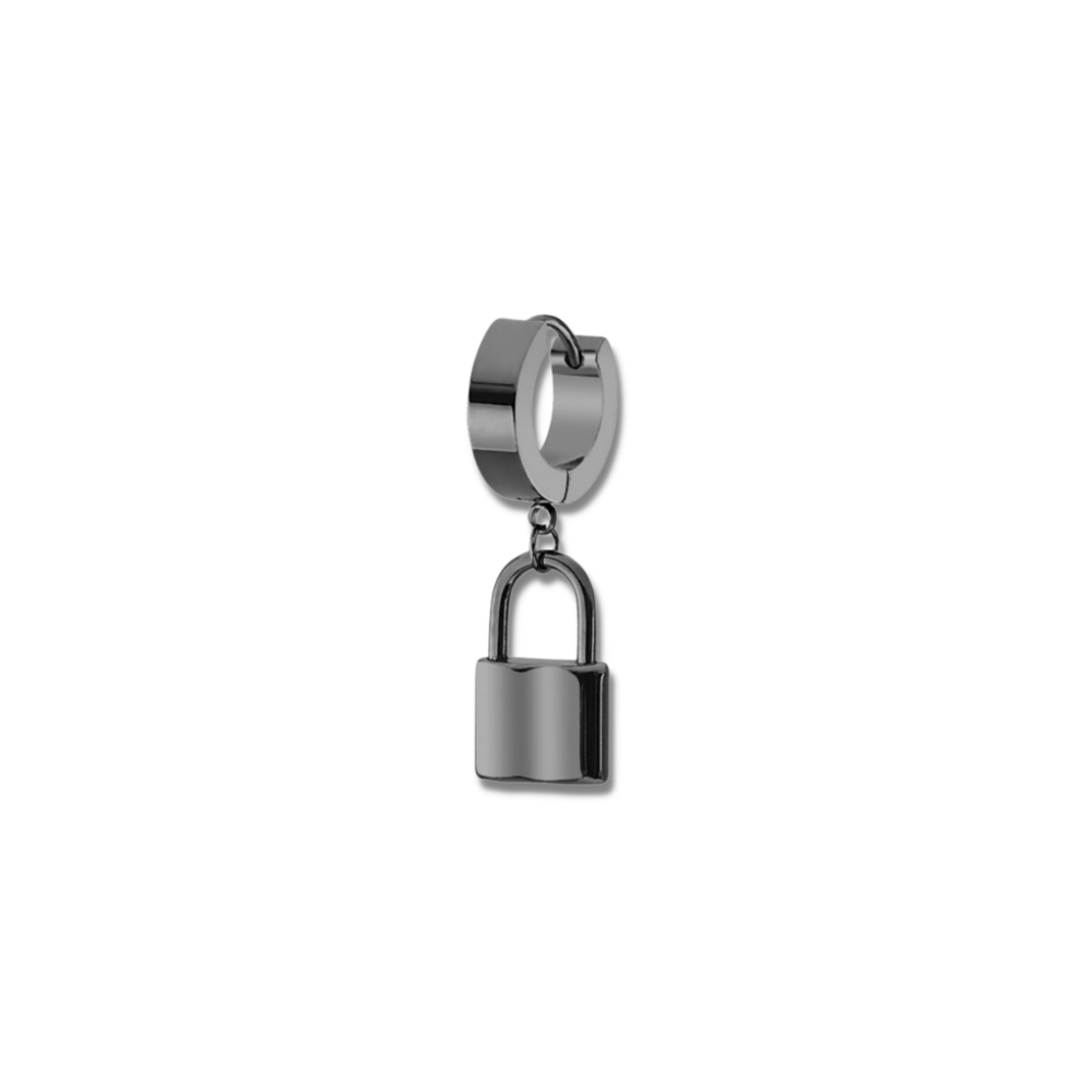 Lock Earring - Picture 4 of 4
